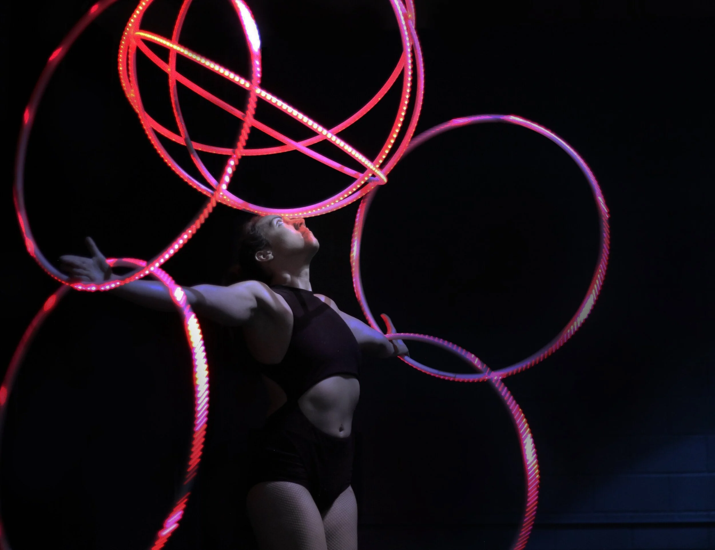 Glowing Hula Hoop Jess B — Circus Uncertainty